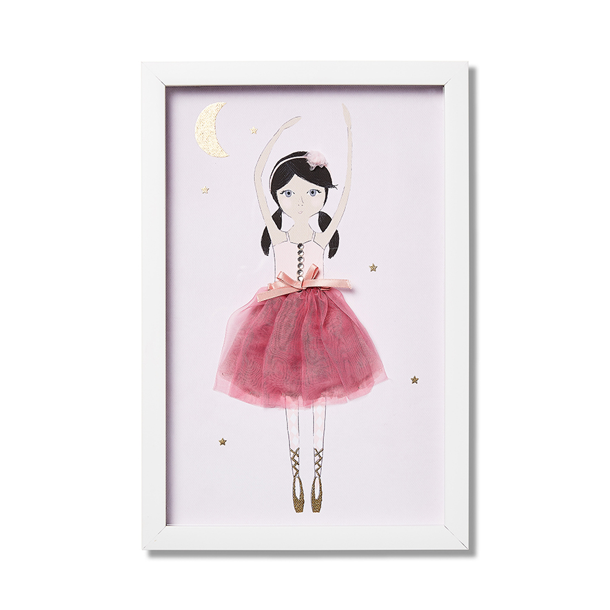 Adairs Kids Sophia Ballerina Framed Wall Art Adairs