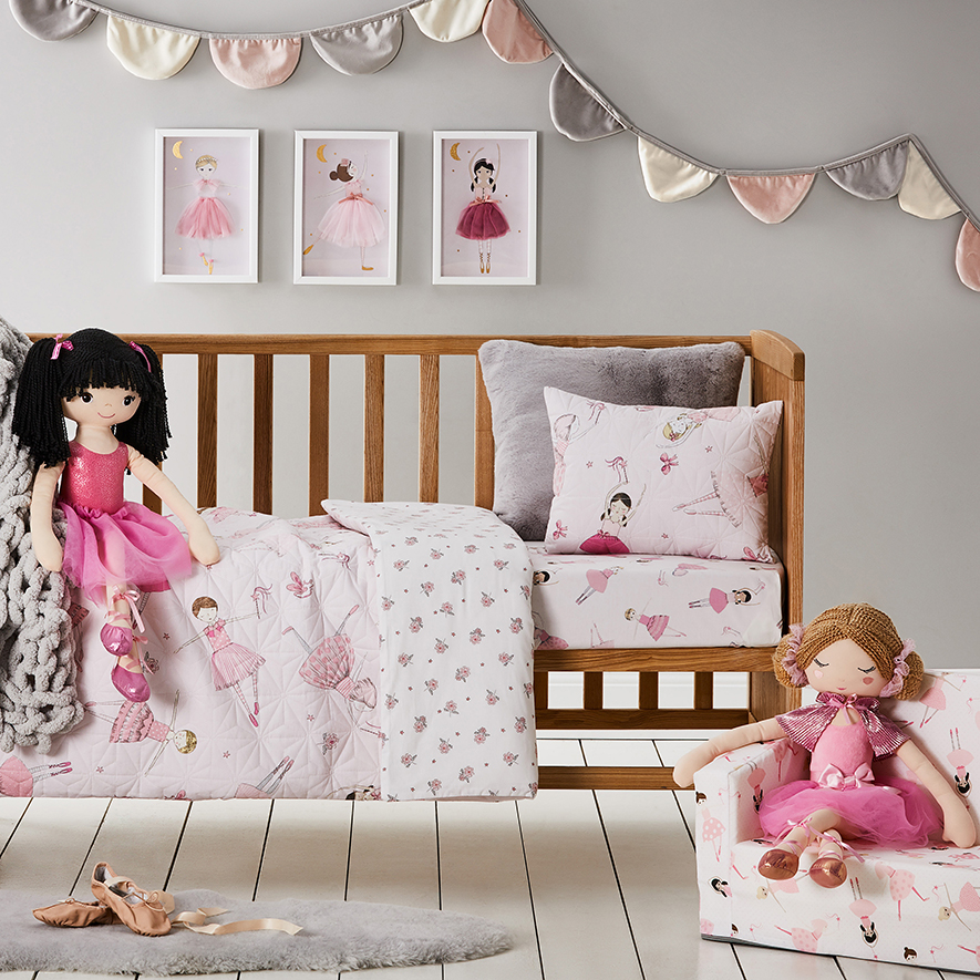 Adairs Kids Sophia Ballerina Framed Wall Art Adairs