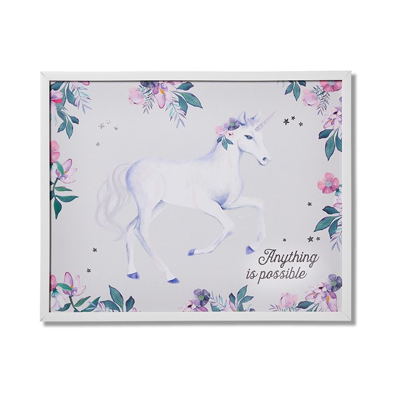 Unicorn Blossom Framed Wall Art