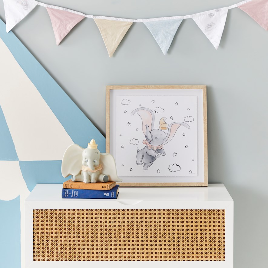 Adairs Kids Dumbo Wall Art Adairs