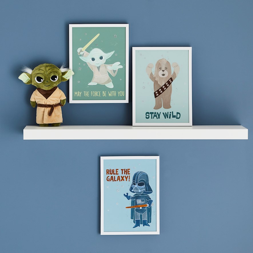 Adairs Kids Star Wars Yoda Wall Art Adairs