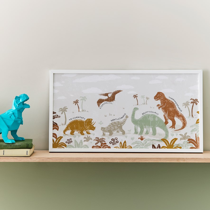Adairs Kids Dinomite Wall Art Adairs