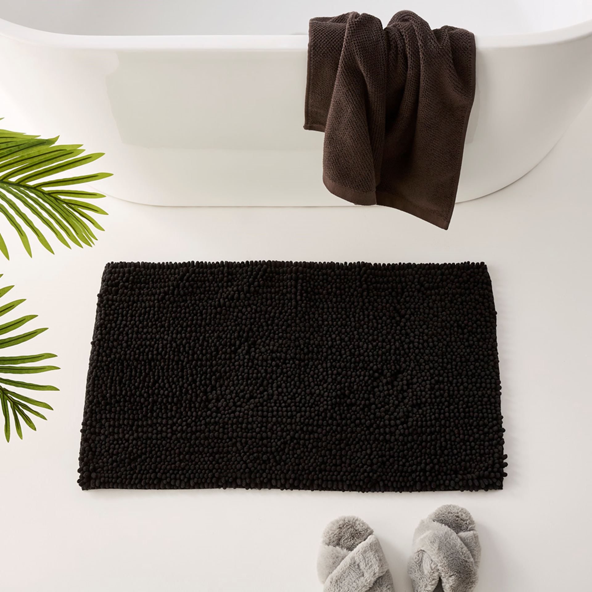 Buy Black Bobble X-Large Bath Mat from Next USA