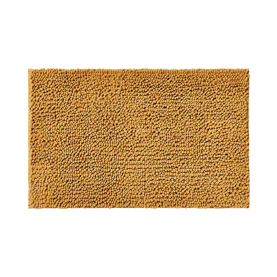Microplush Mustard Bobble Bath Mat Adairs