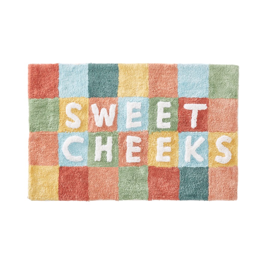 Sweet Cheeks Check Multi Bath Mat Adairs