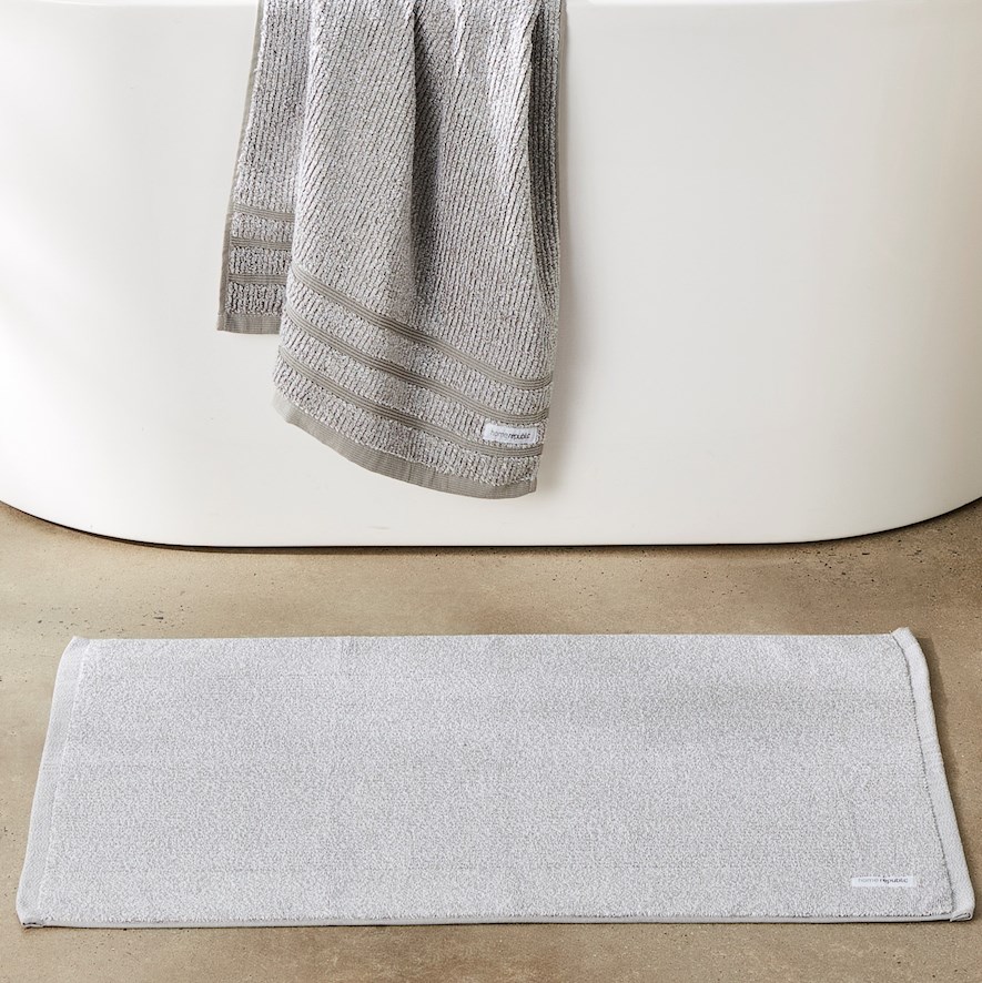 Flinders Grey Marle Bath Mat Adairs