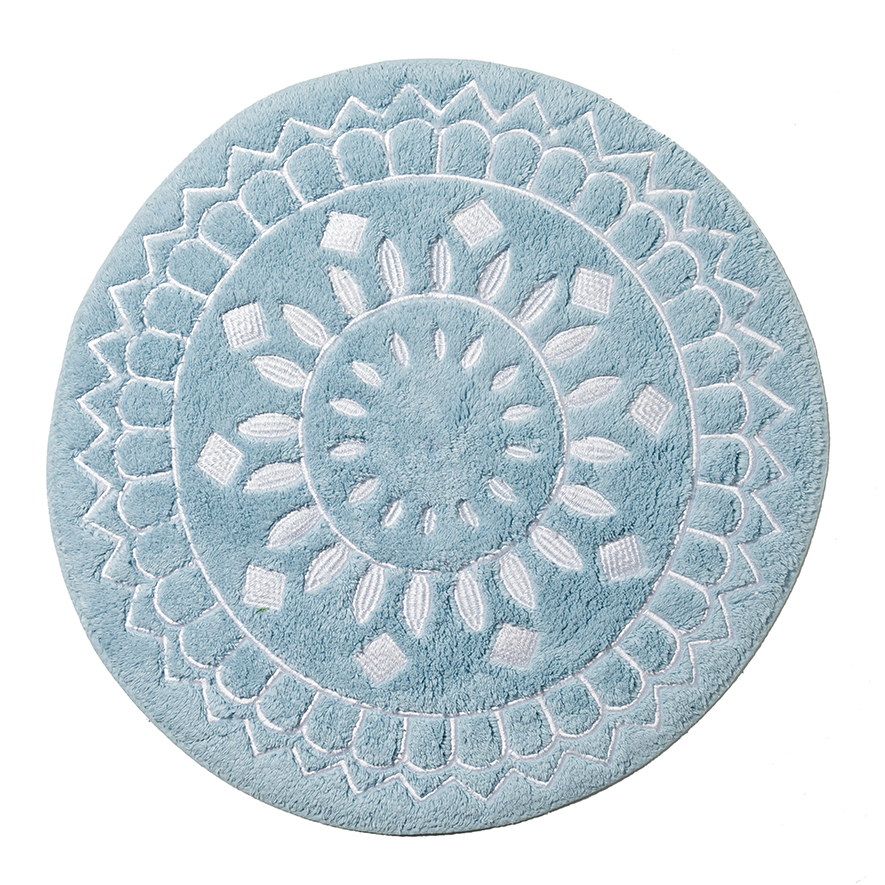 Mandala Bath Mat Sea Green Adairs