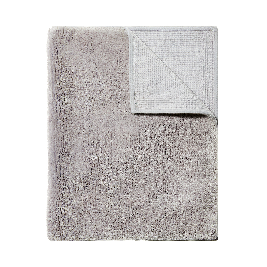 Home Republic Cotton Bamboo Bath Mat Dove Grey Adairs