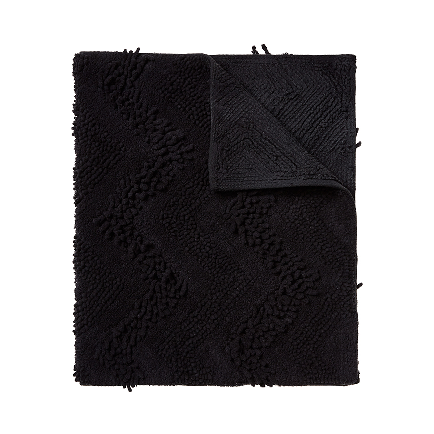 Home Republic Chevie Bath Mat in Coal Adairs