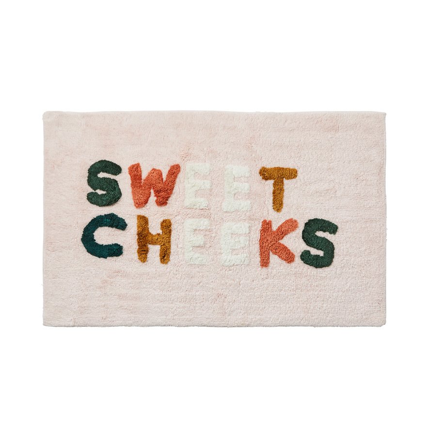 Sweet Cheeks Pink & Multi Bath Mat Adairs
