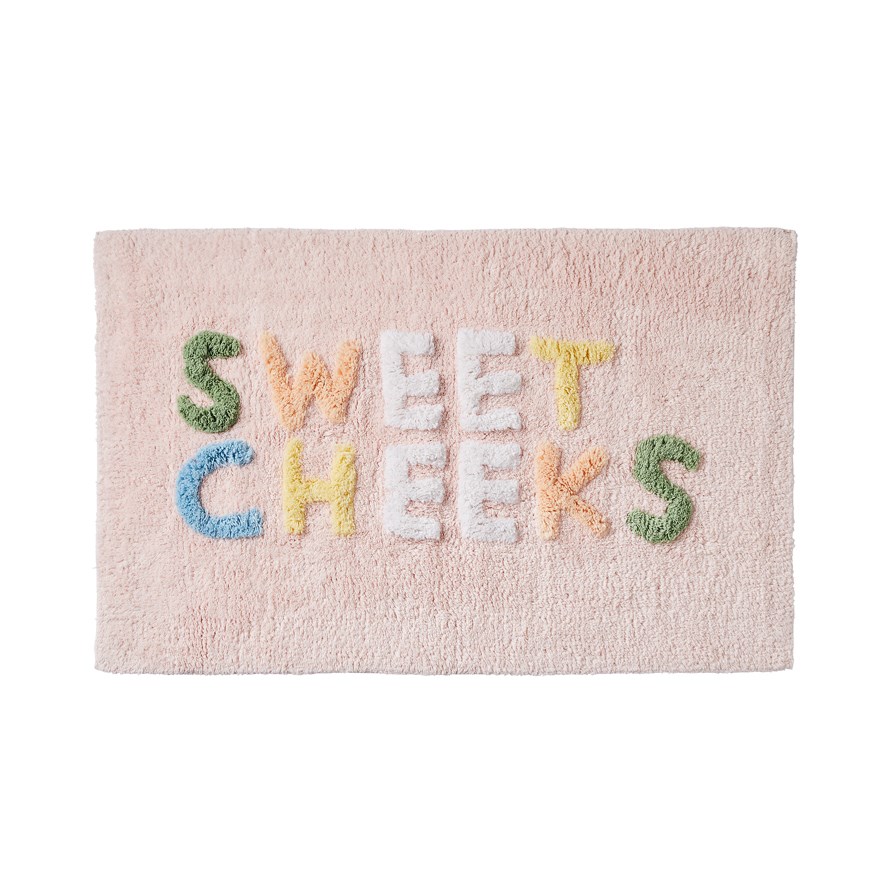 Home Republic Sweet Cheeks Pink Pastels Bath Mat Adairs
