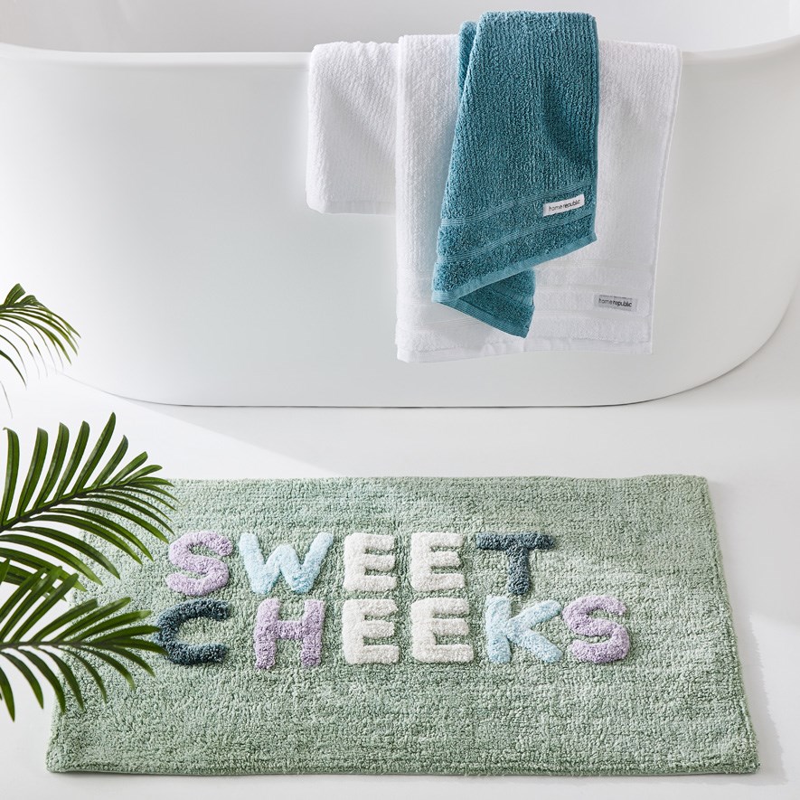 Sweet Cheeks Eucalyptus Multi Bath Mat Adairs