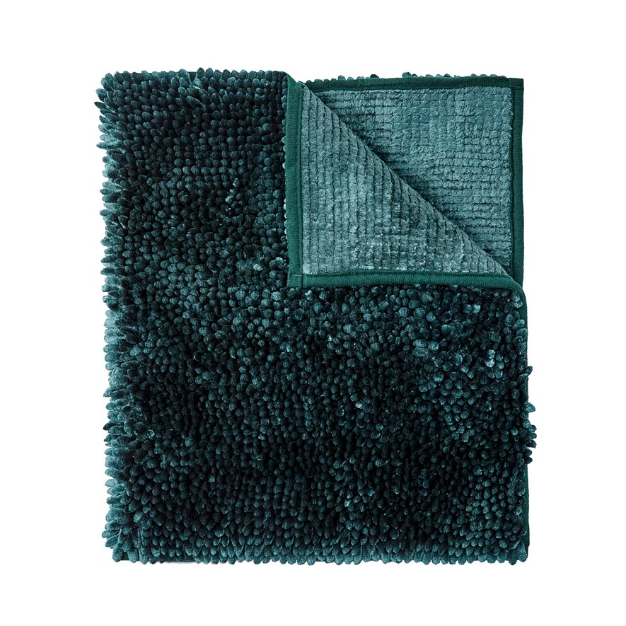 Deluxe Velour Forest Bobble Bath Mat Adairs