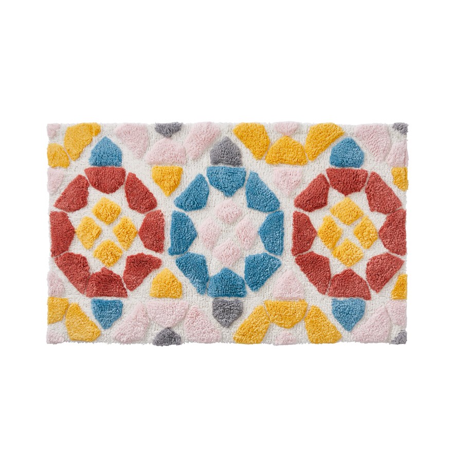 Morocco Mustard & Paprika Bath Mat Adairs