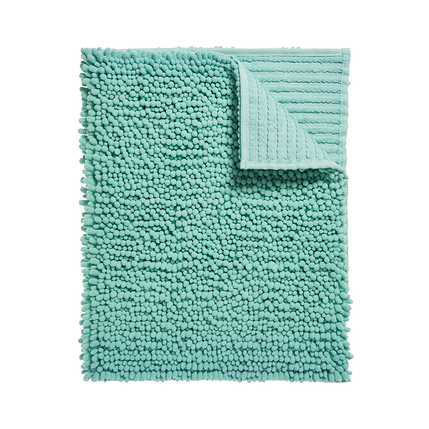 Mercer + Reid Microplush Bobble Bath Mat Spearmint Bathroom Bath