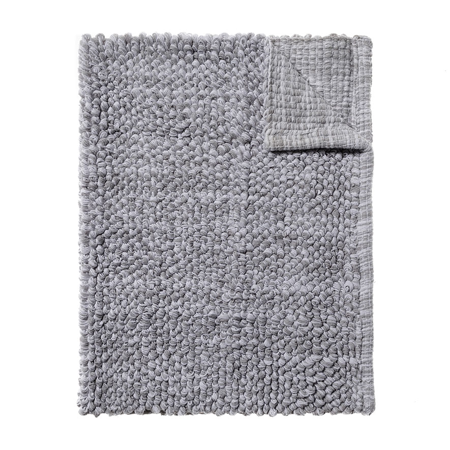 Mercer + Reid Grenada Bath Mat Silver Adairs