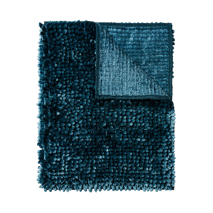 Microplush Luxe Deep Green Bobble Bath Mat Adairs