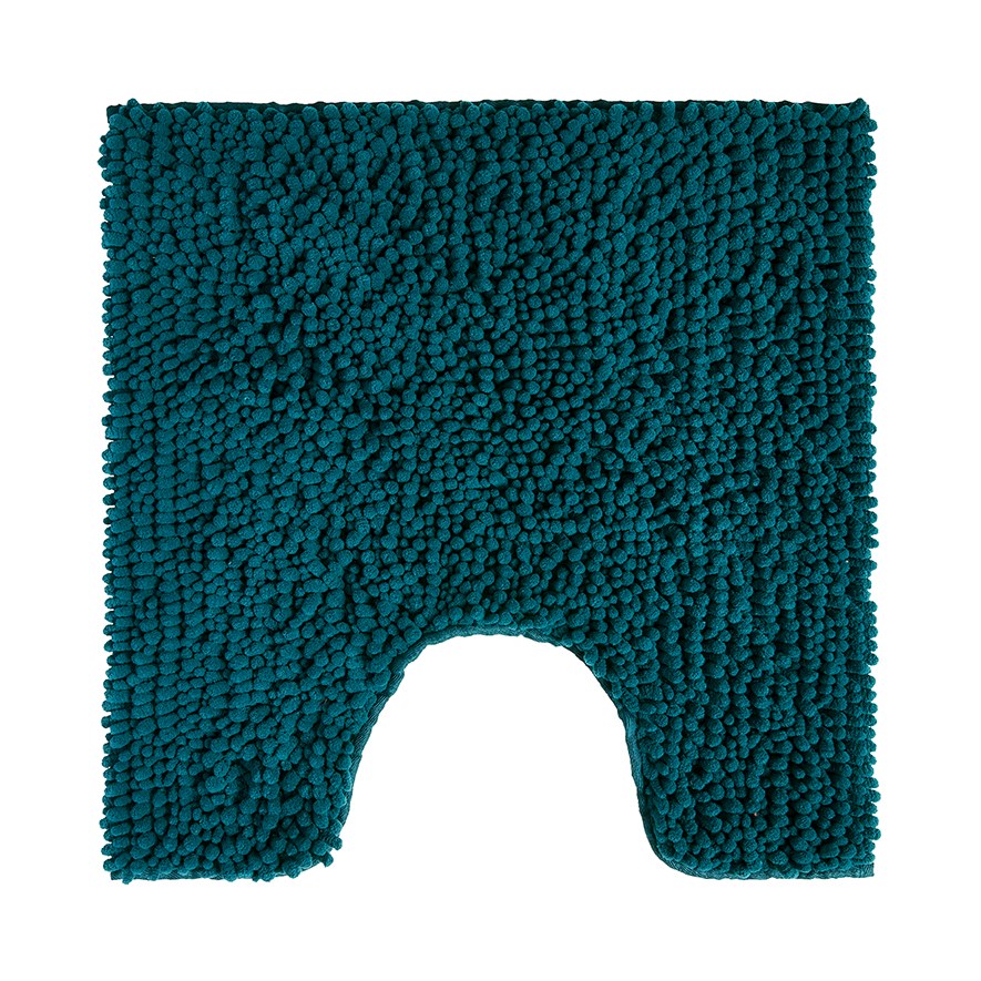 Microplush Deep Green Bobble Contour Mat Adairs