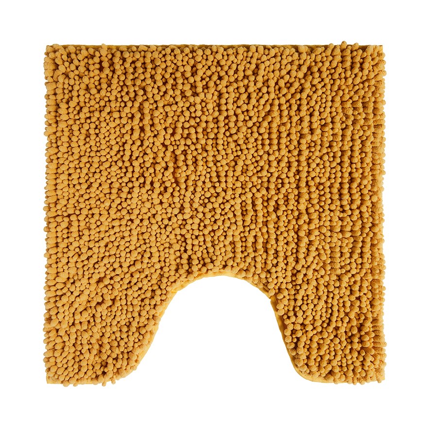 Mercer + Reid Microplush Mustard Bobble Contour Mat Adairs