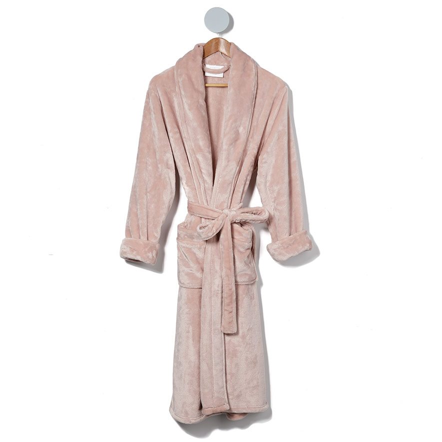 Ultra Soft Rose Bathrobe Adairs