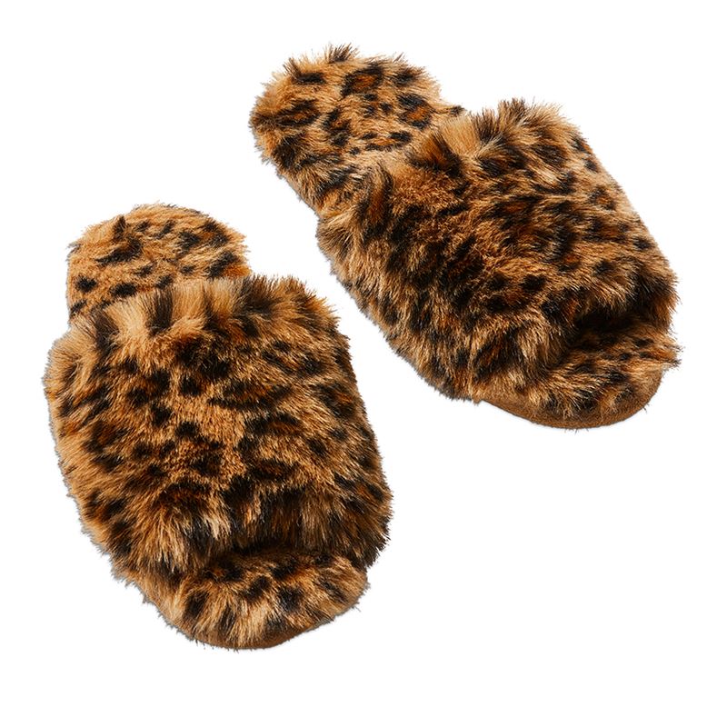 Lulu Leopard Novelty Slippers 
