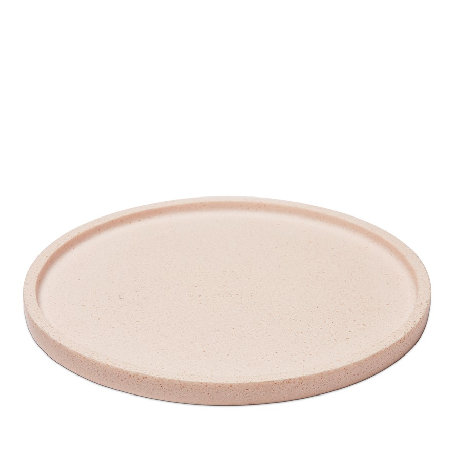 Quartz Dusk Bathroom Round Tray | Adairs