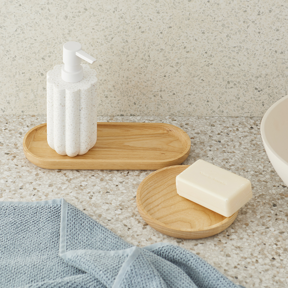 Devon Natural Oval Ashwood Tray Adairs