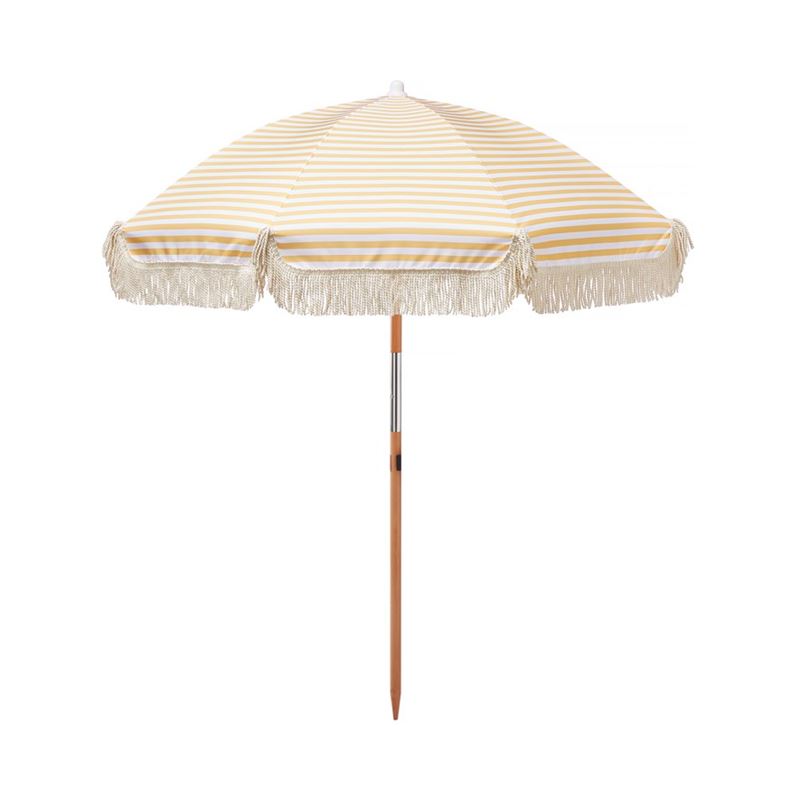 Holiday Sunshine White Beach Umbrella 