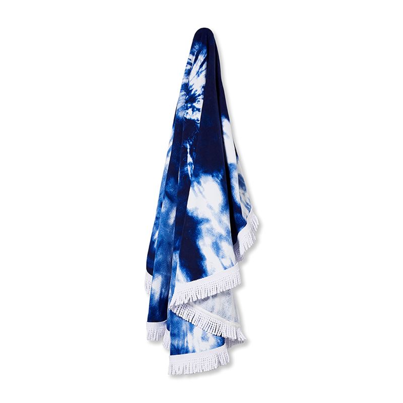 Home Republic - Circle Quick Dry Printed Beach Towel Tie Dye | Adairs