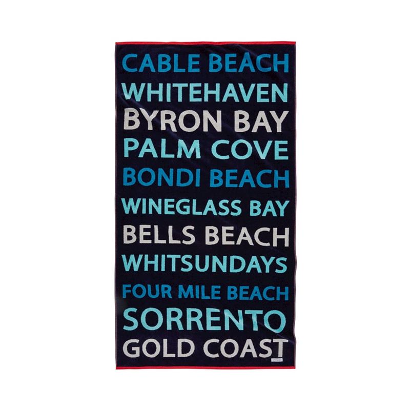 Cable Beach Ocean Velour Beach Towel