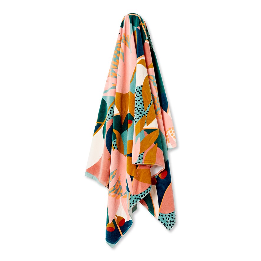 Waratah Sand Free Beach Towel Adairs