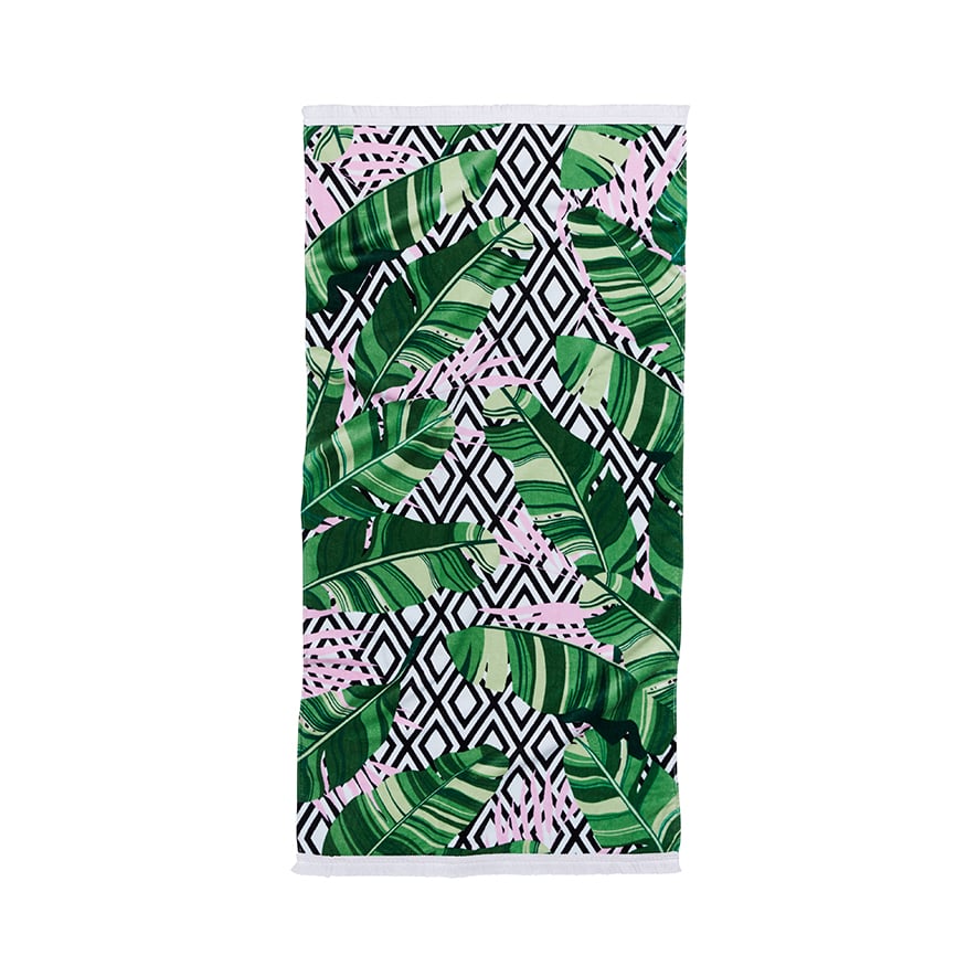 Mercer + Reid M+R Standard Velour Beach Towel S18 75x150cm Amazon