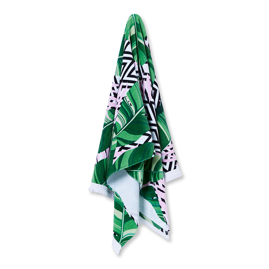 Mercer + Reid M+R Standard Velour Beach Towel S18 75x150cm Amazon