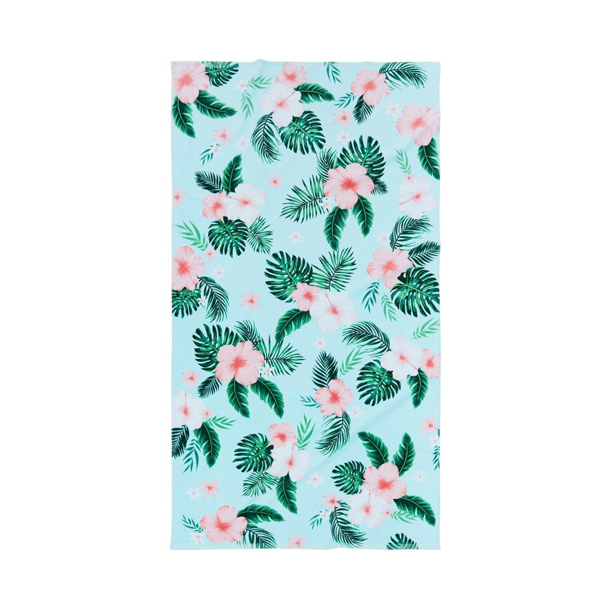 Hibiscus Sand Free Beach Towel Adairs