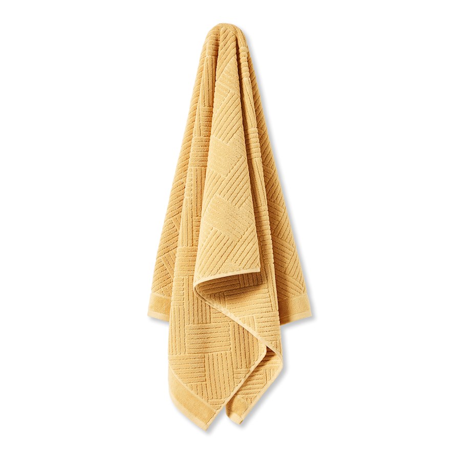 Paradise Mustard Towel Range Adairs