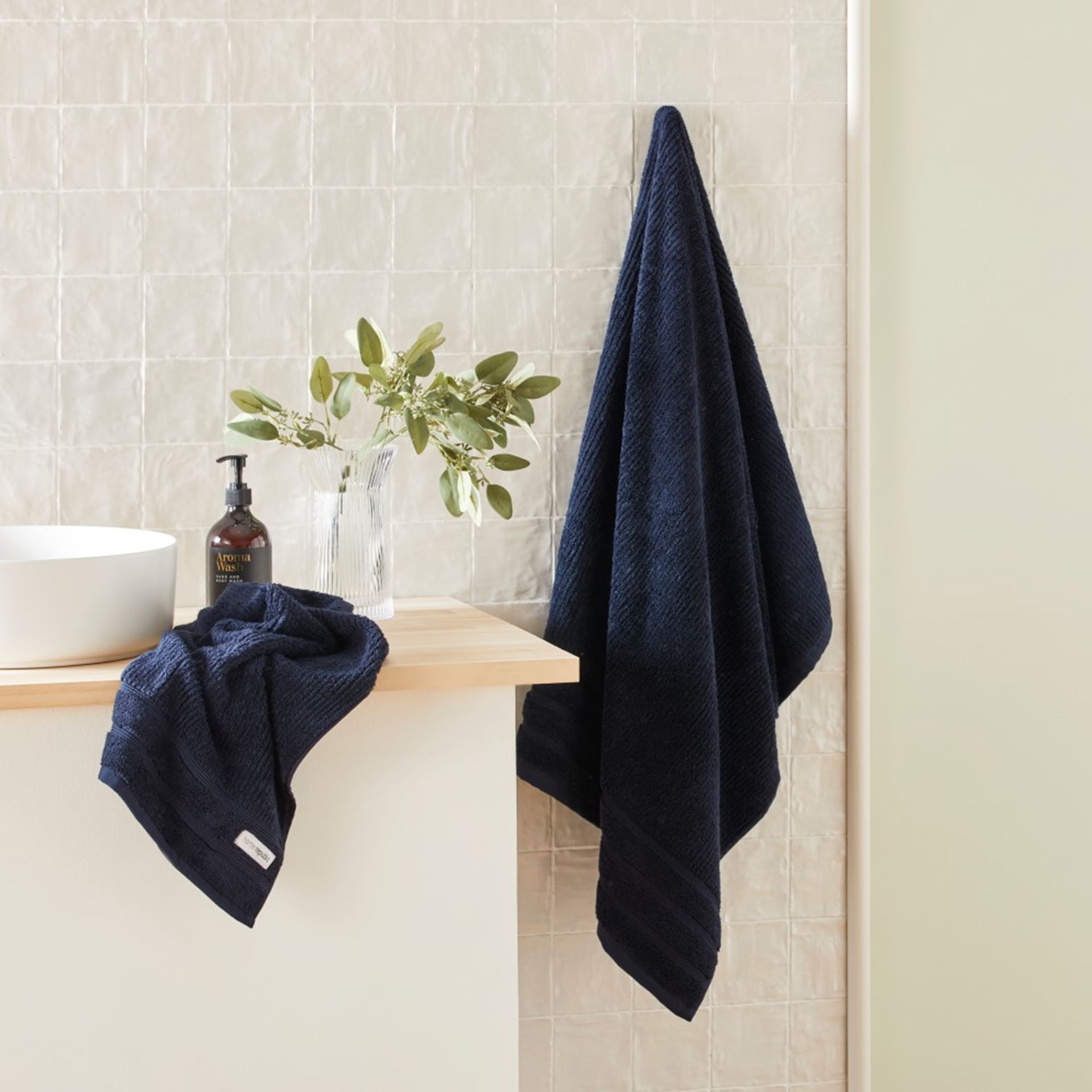 Flinders White Towel Range, Bathroom