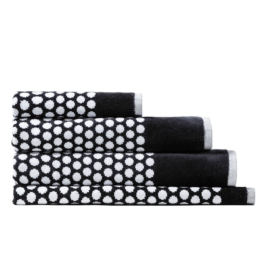 Home Republic - Eclipse Towel Black & White - Bathroom - Towels - Adairs  Online