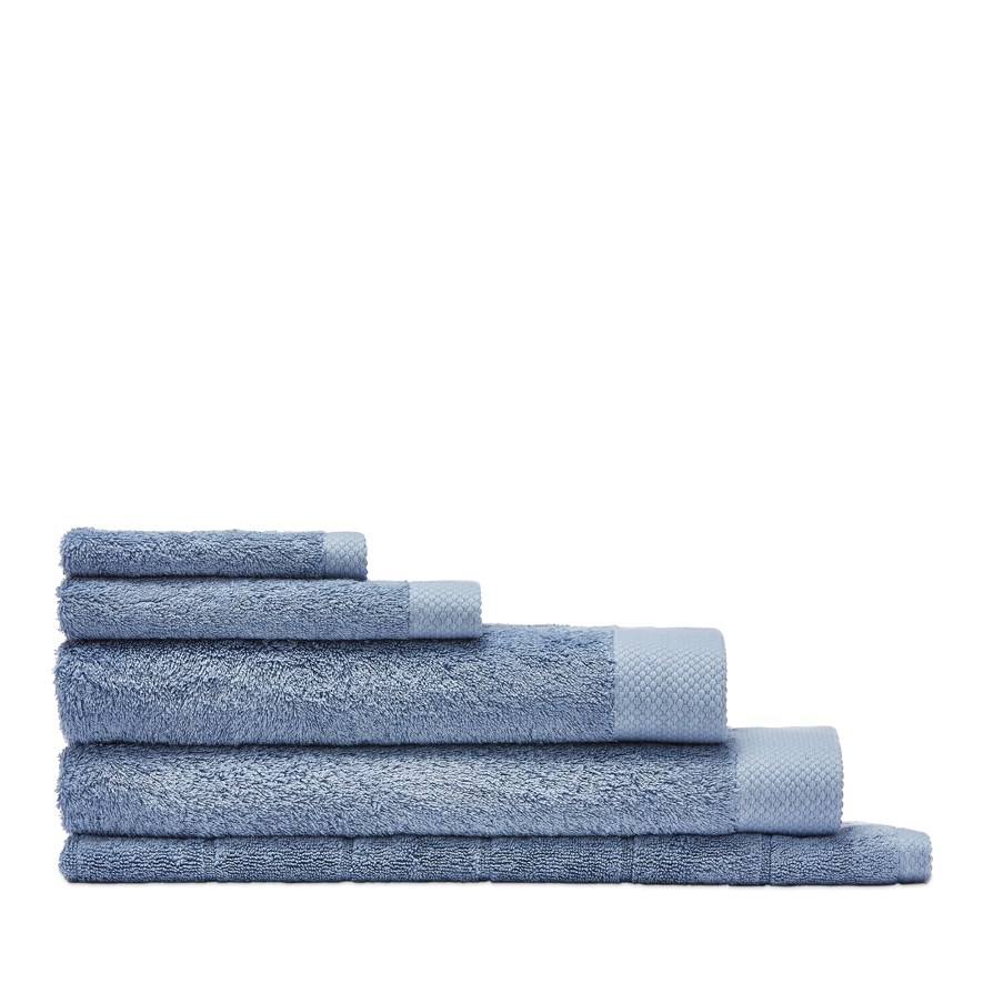 Home Republic Navara Cornflower Blue Solid Bamboo Cotton Towel Range Adairs