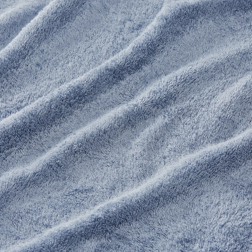 Home Republic Navara Cornflower Blue Solid Bamboo Cotton Towel Range