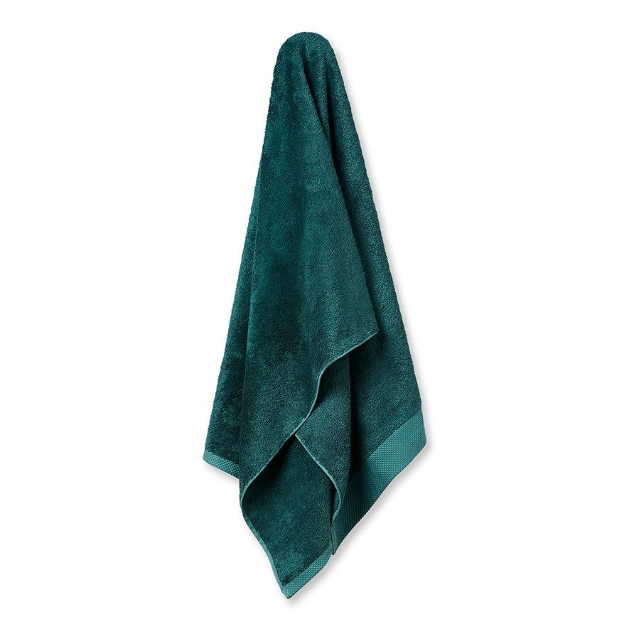 Navara Jade Solid Bamboo Cotton Towel Range Adairs