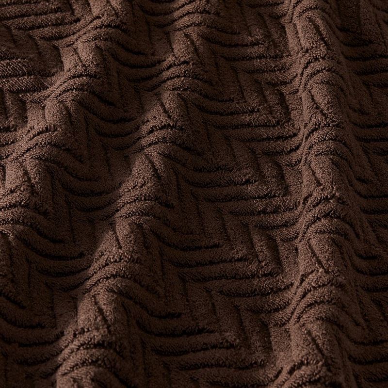 Mimosa Chocolate Textured Towel Range