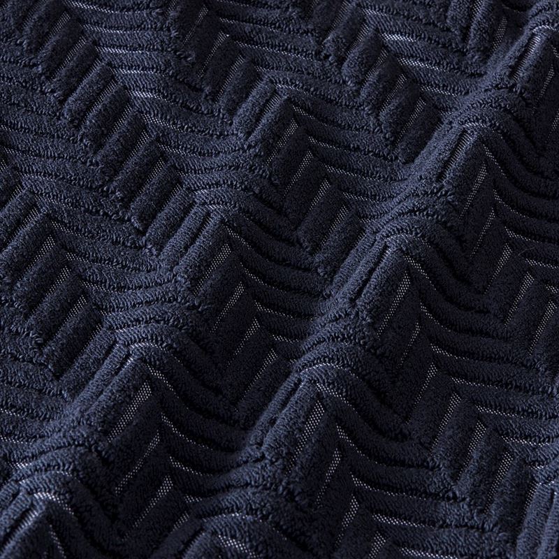 Mimosa Navy Marle Textured Towel Range