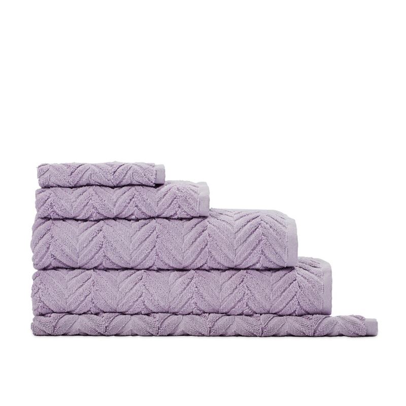 Mimosa Lilac Textured Towel Range