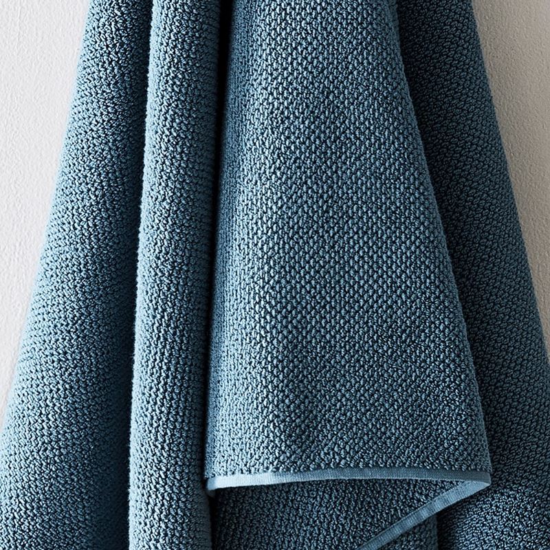 Savannah Ocean Blue Textured Towel Range