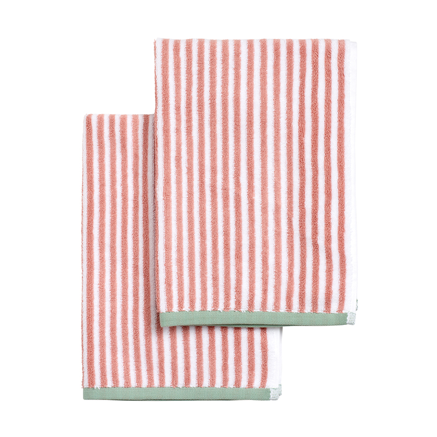 Primrose Stripe Hand Towel 2 Pack Adairs