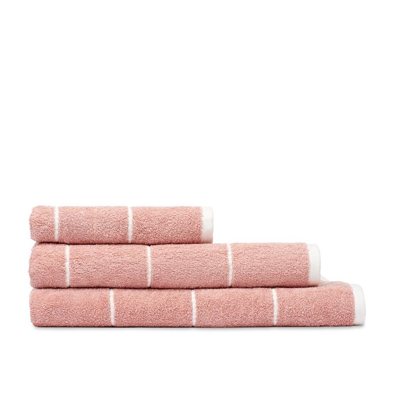 Kingston Linen Blend Primrose Stripe Bath Towels
