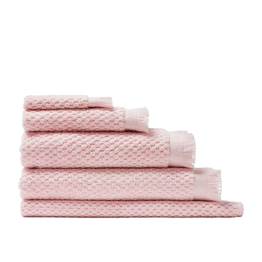 European Kadikoy Soft Pink Turkish Cotton Towel Range Adairs