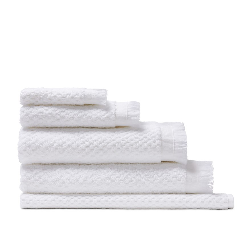 European Kadikoy White Turkish Cotton Towel Range Adairs