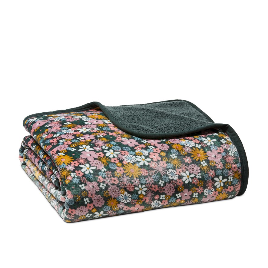 Sherpa Habitation Floral Blanket Adairs