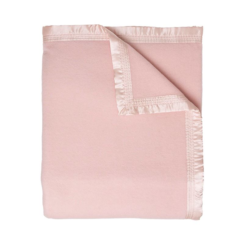 Australian Wool Dusty Pink Blanket